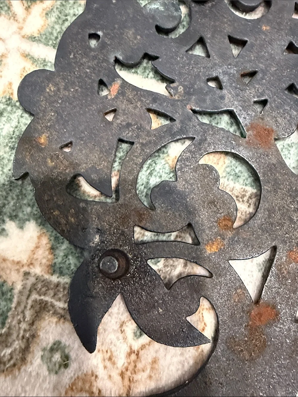 Tree of Life Metal Trivet Wall Hanging Copper Finish Bird Kitchen Decor